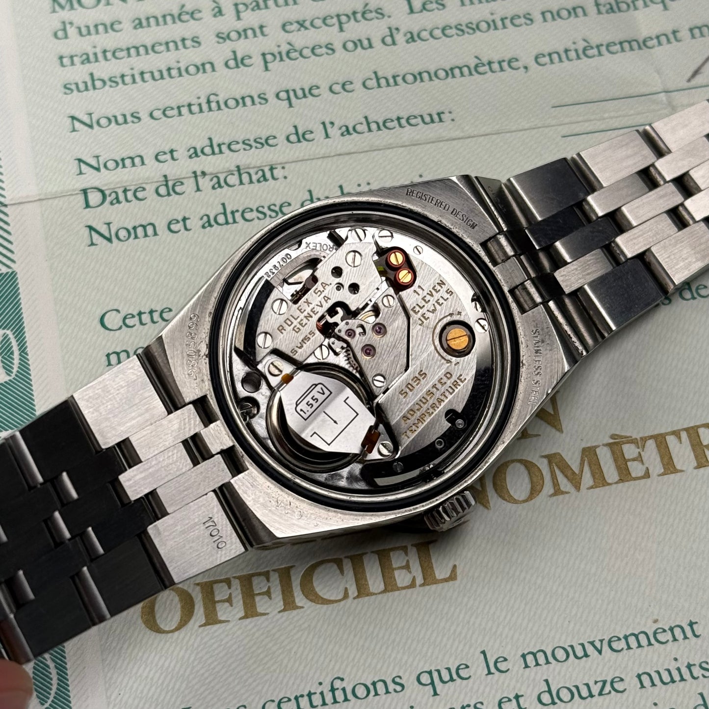 Rolex Oysterquartz « Tropical » Ref.17014
