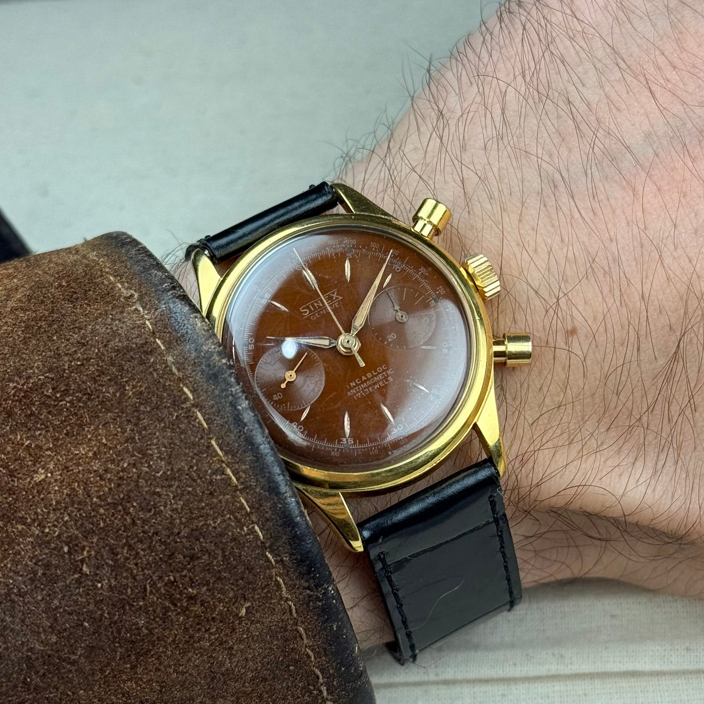 Sinex Chronographe Landeron 148 « Chocolate »