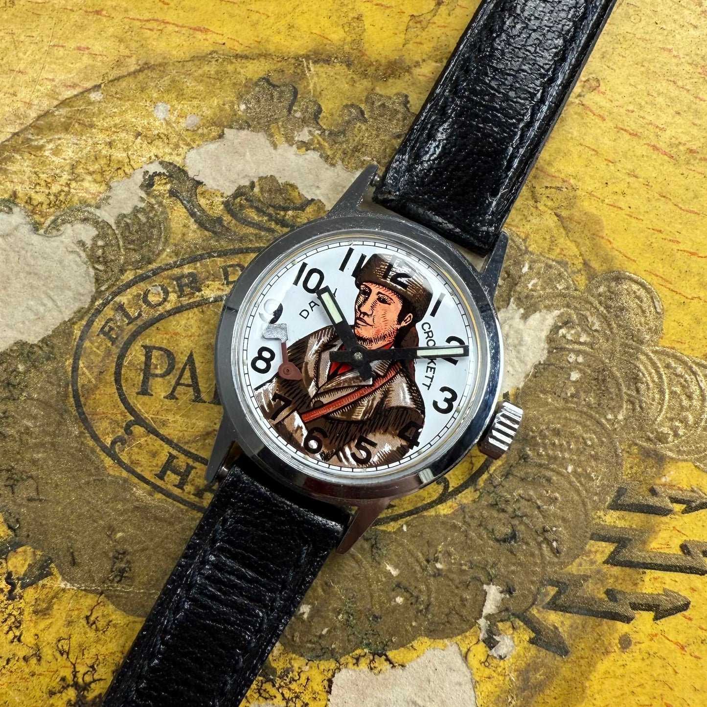Montre automate Davy Crockett