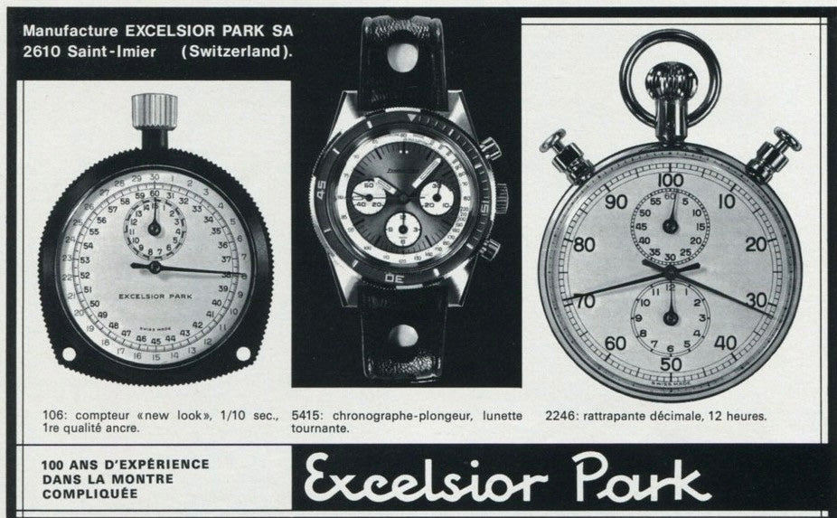 Excelsior Park Chronographe-Plongeur « Olimpico» Ref5415