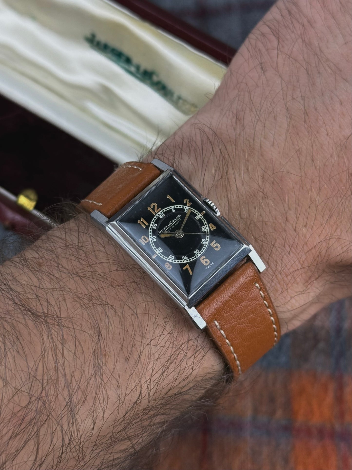 1937s Jaeger LeCoultre Uniplan Étrier