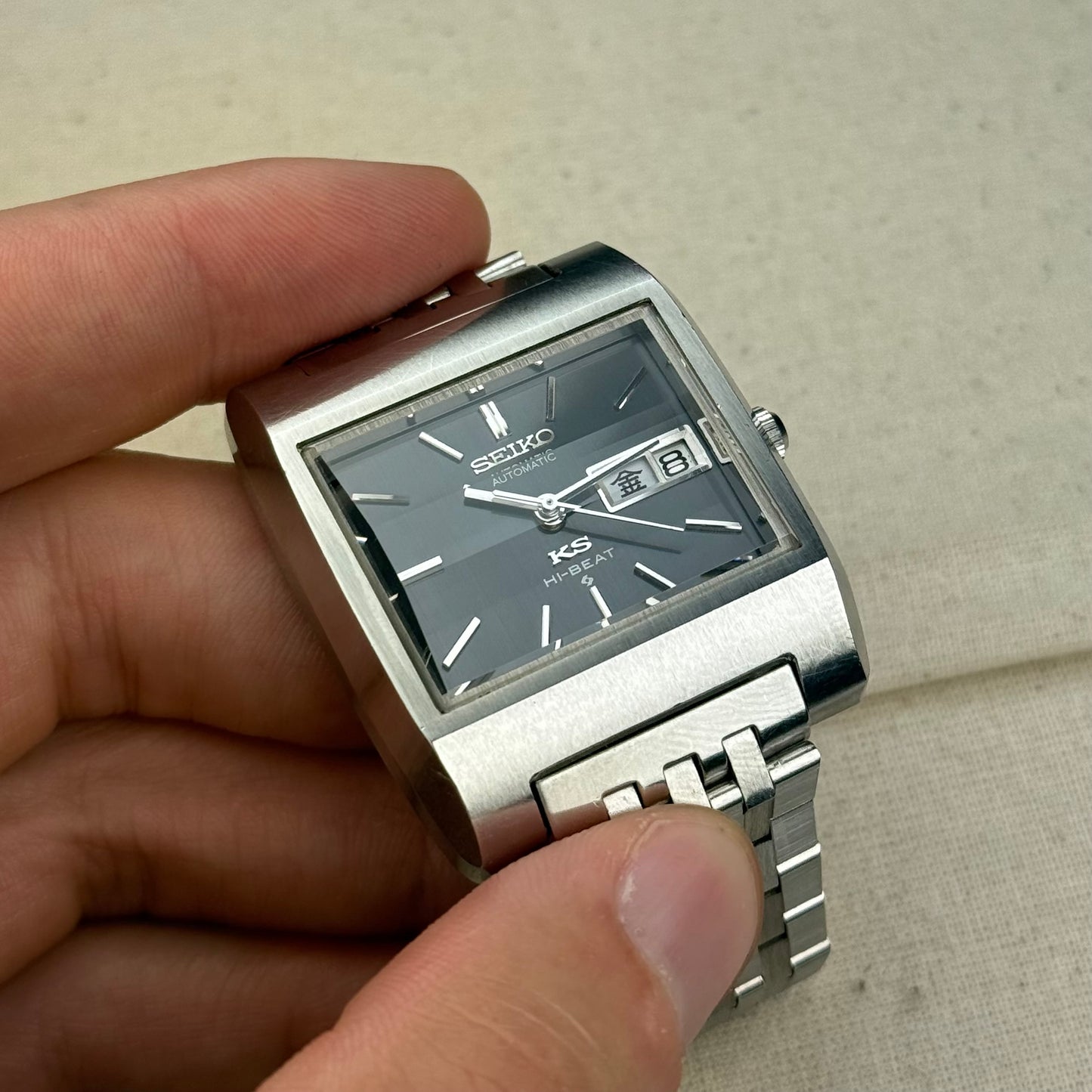 Seiko King Seiko 5626 5020 Hi Beat TV Black Dial