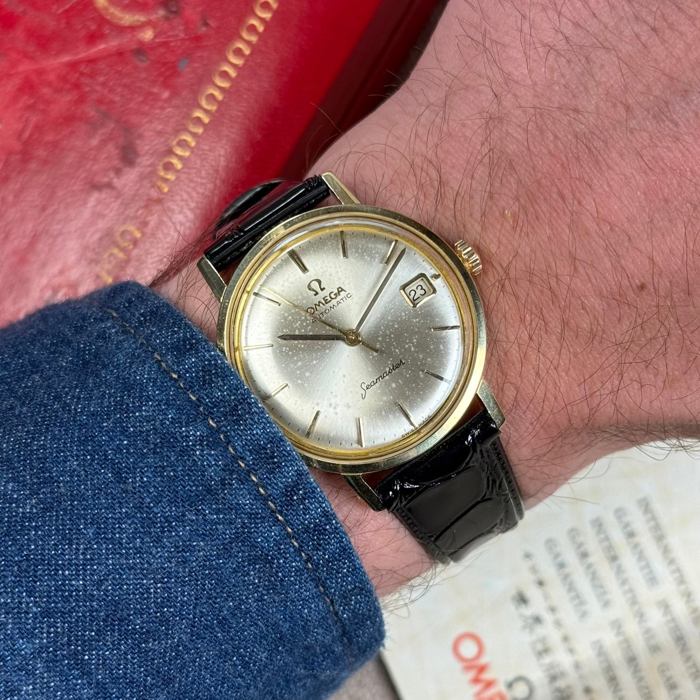 Omega Seamaster Automatique 18k Full set
