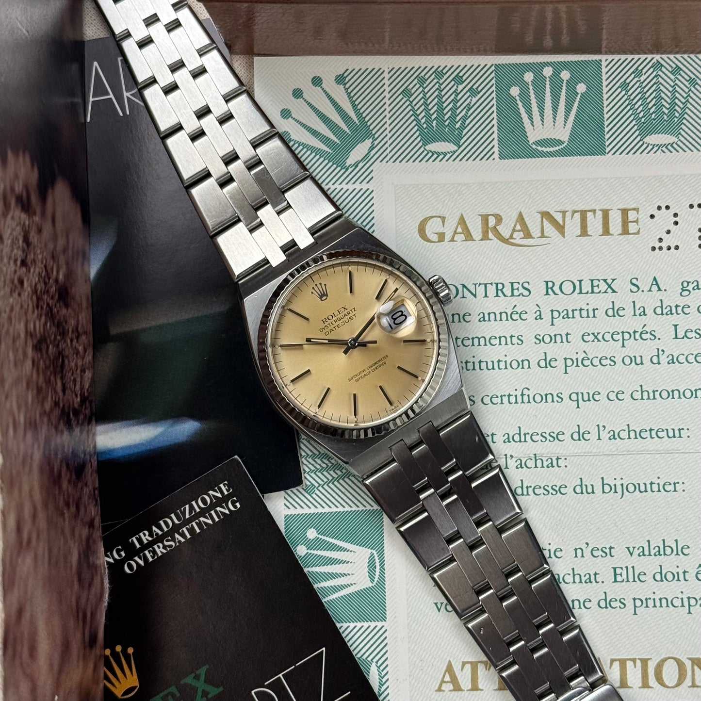 Rolex Oysterquartz « Tropical » Ref.17014