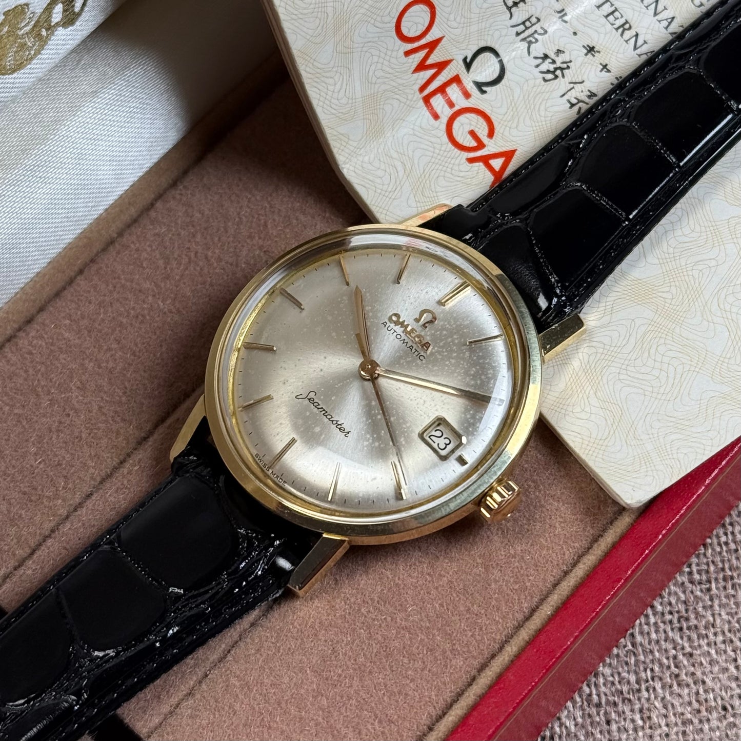 Omega Seamaster Automatique 18k Full set