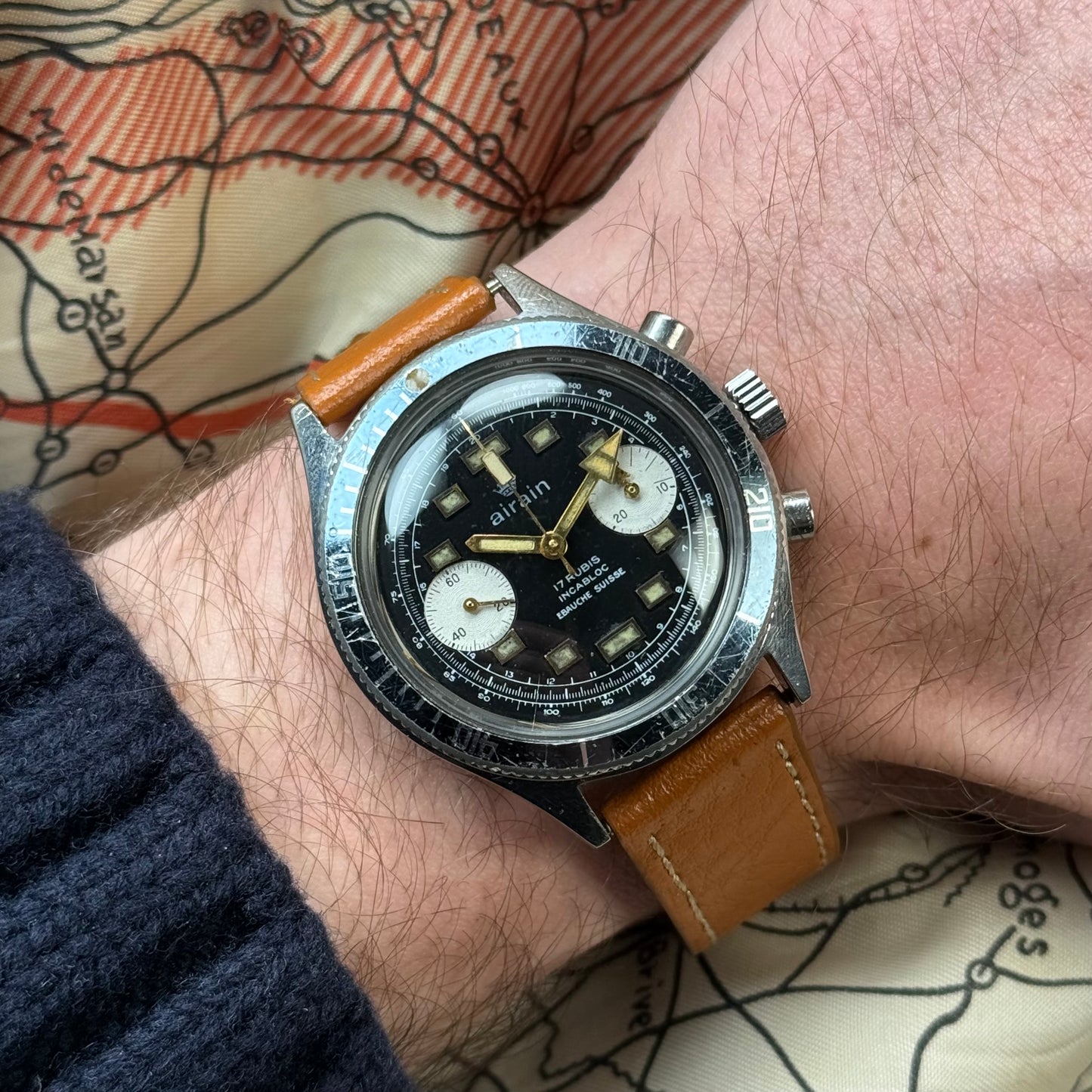 Airain Chronographe Skin Diver
