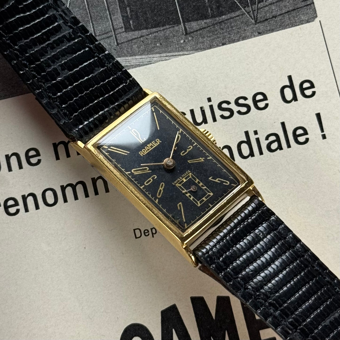 Roamer Art Deco Gilt Dial
