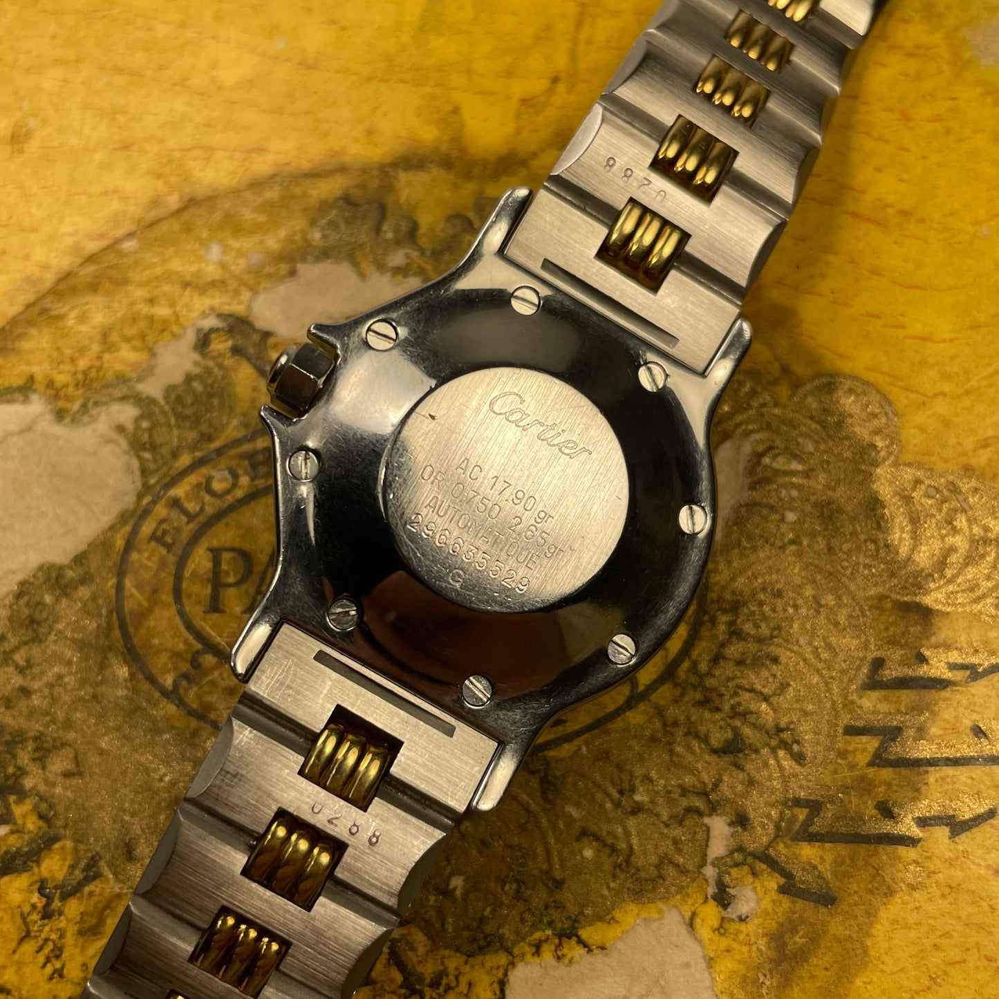 Cartier Santos Octagon “Godron” ref 2966