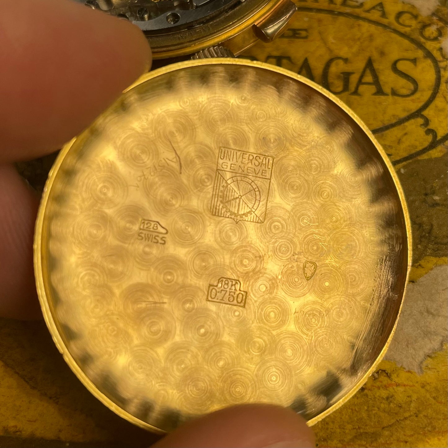 Universal Genève Compax Jumbo 18k