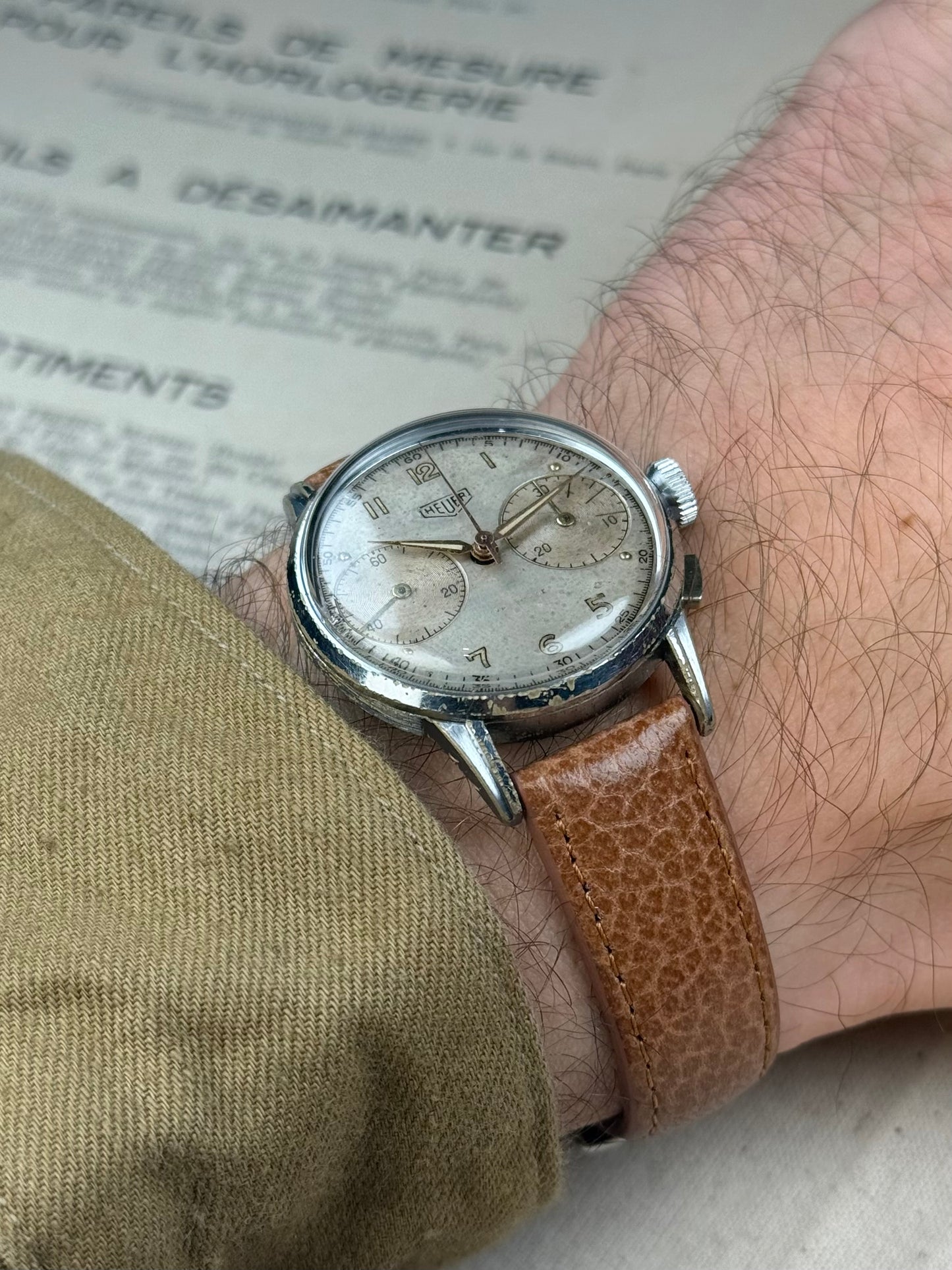 Heuer « Big Eyes » Pré Carrera Valjoux 23