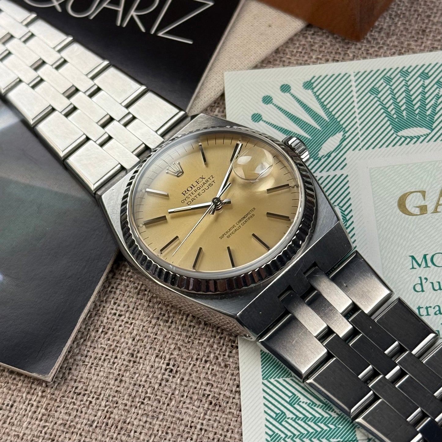 Rolex Oysterquartz « Tropical » Ref.17014