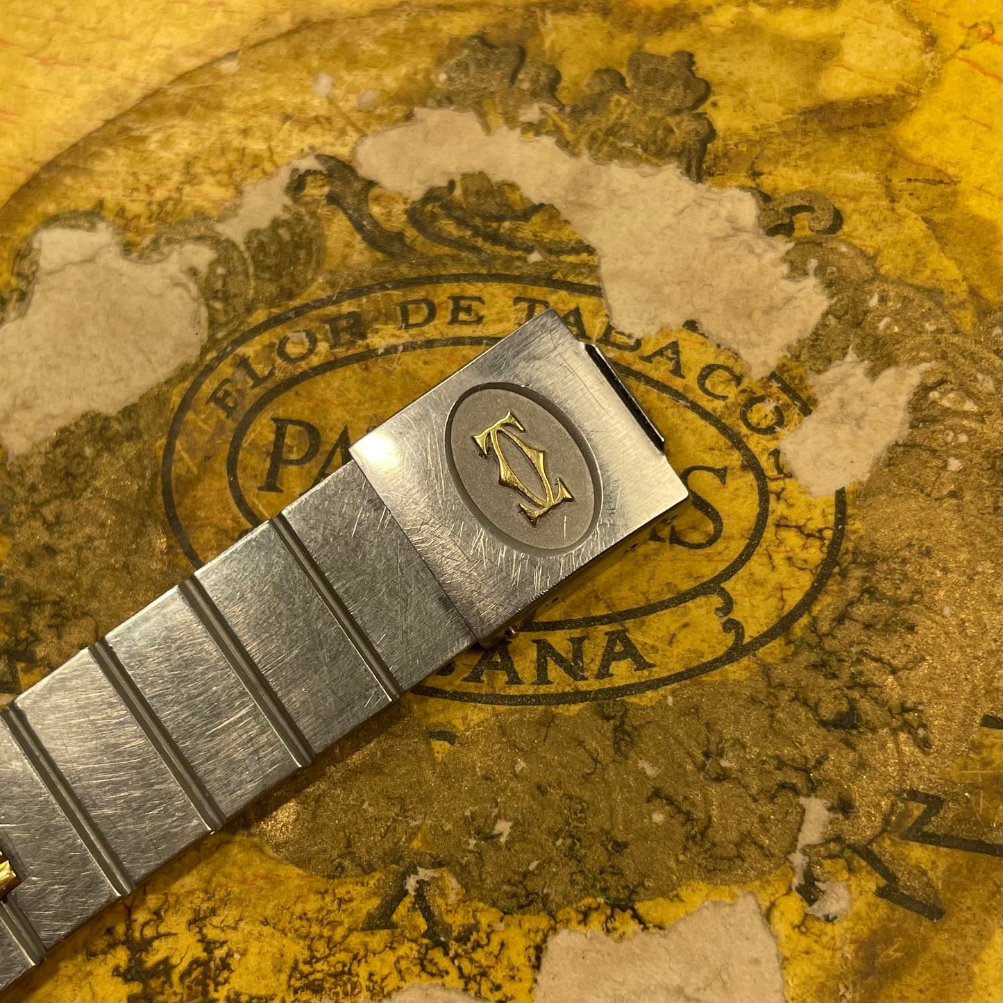 Cartier Santos Octagon “Godron” ref 2966