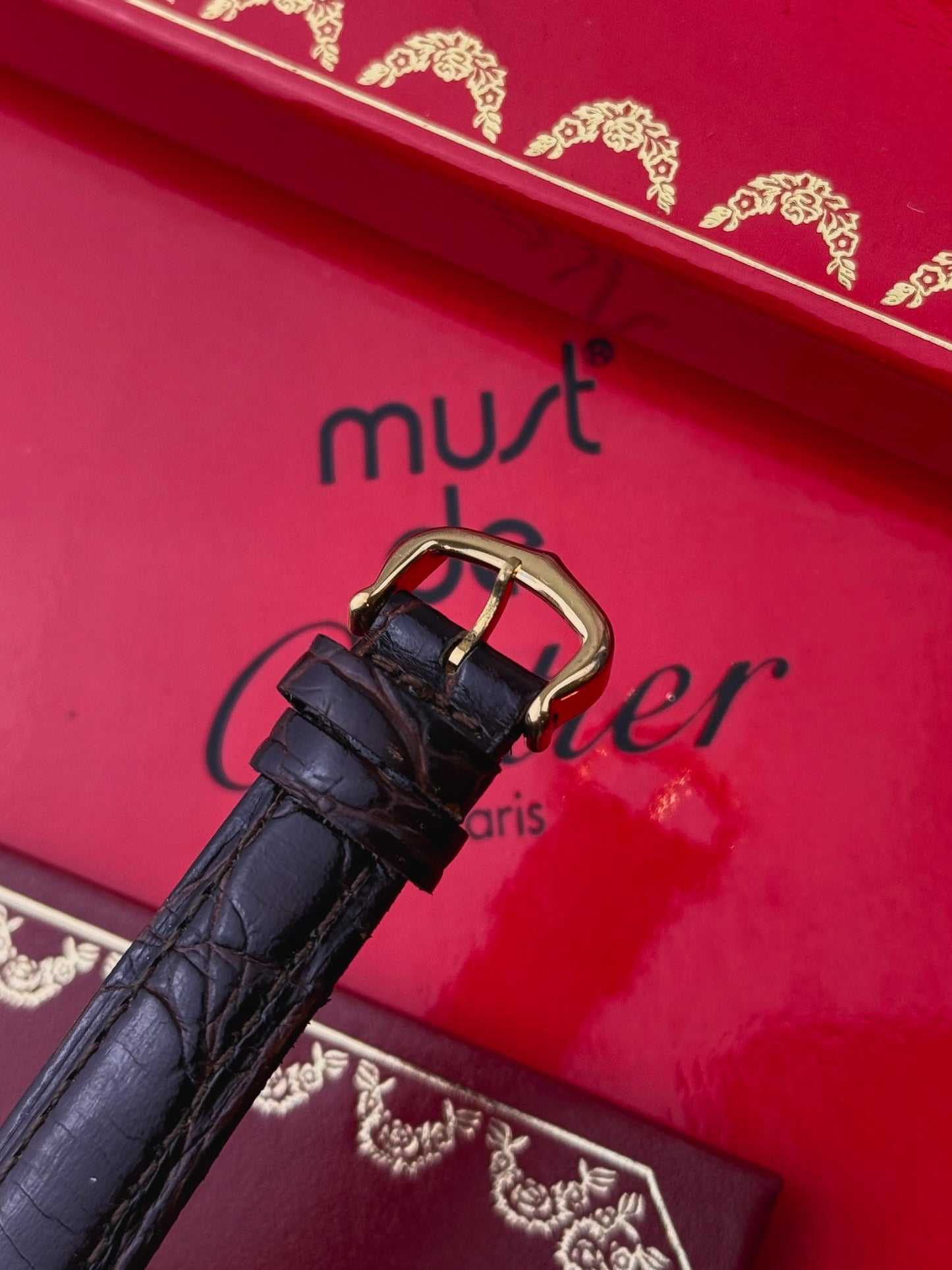 Cartier Must Vendome lemon dial grand model