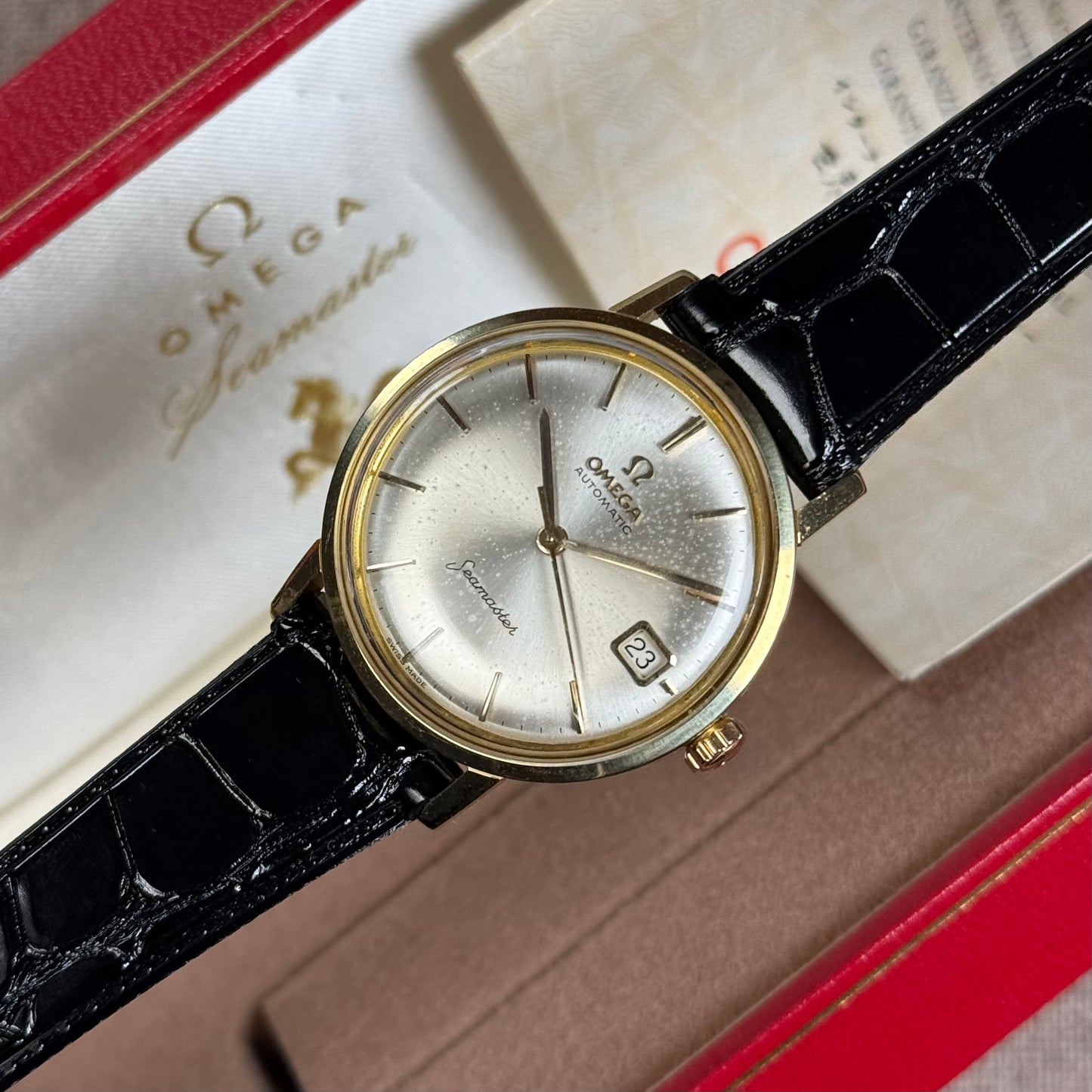 Omega Seamaster Automatique 18k Full set