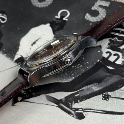 Omega Geneve Burgundy Automatique Ref1660168