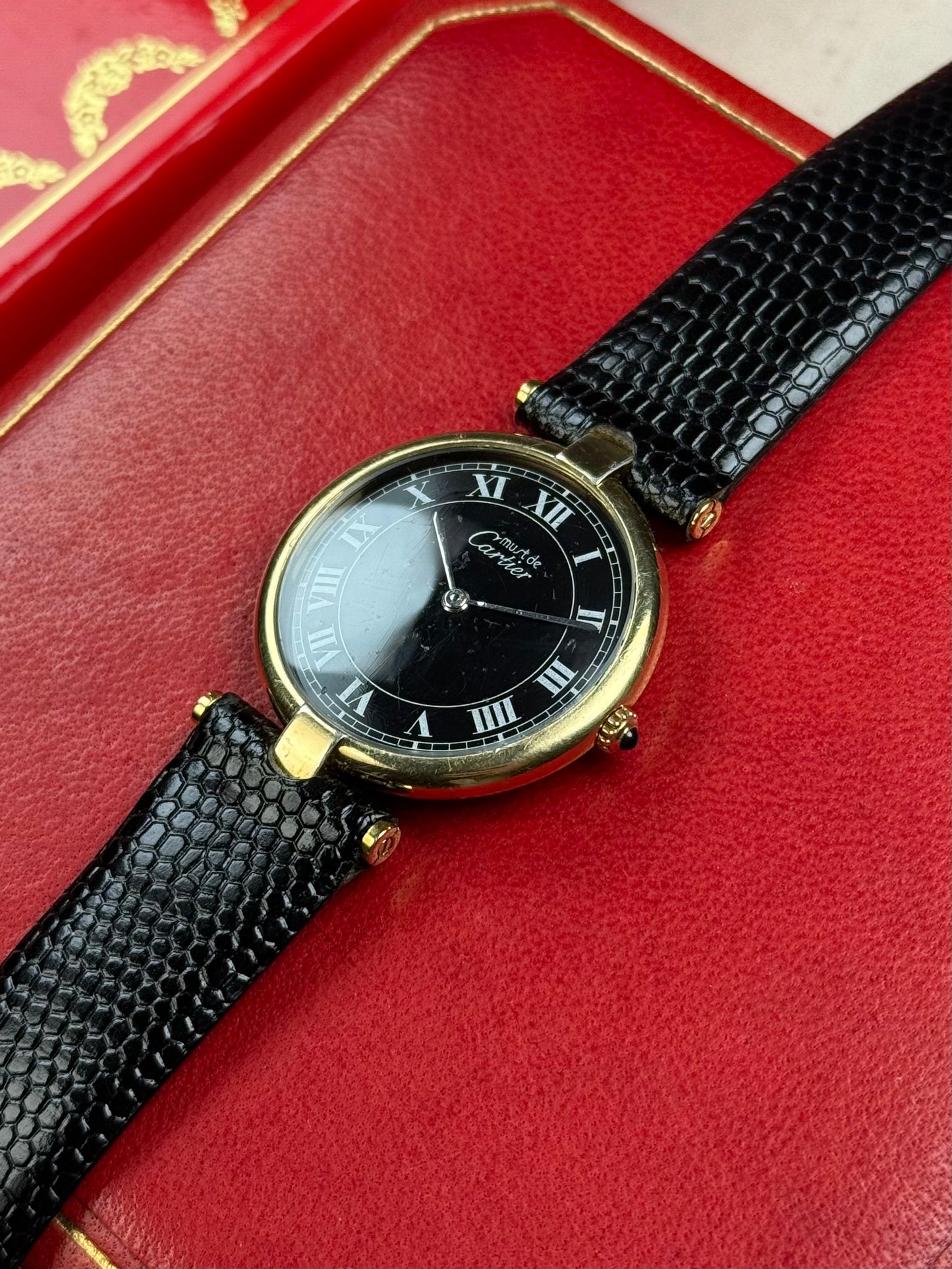 Cartier Must Vendome Black dial