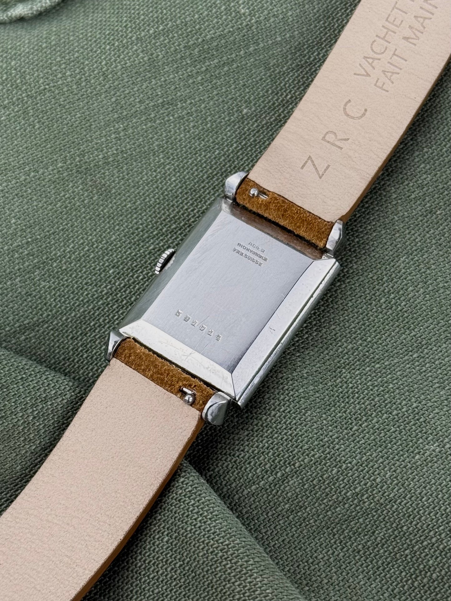 1940s Jaeger LeCoultre art deco Uniplan Cal438