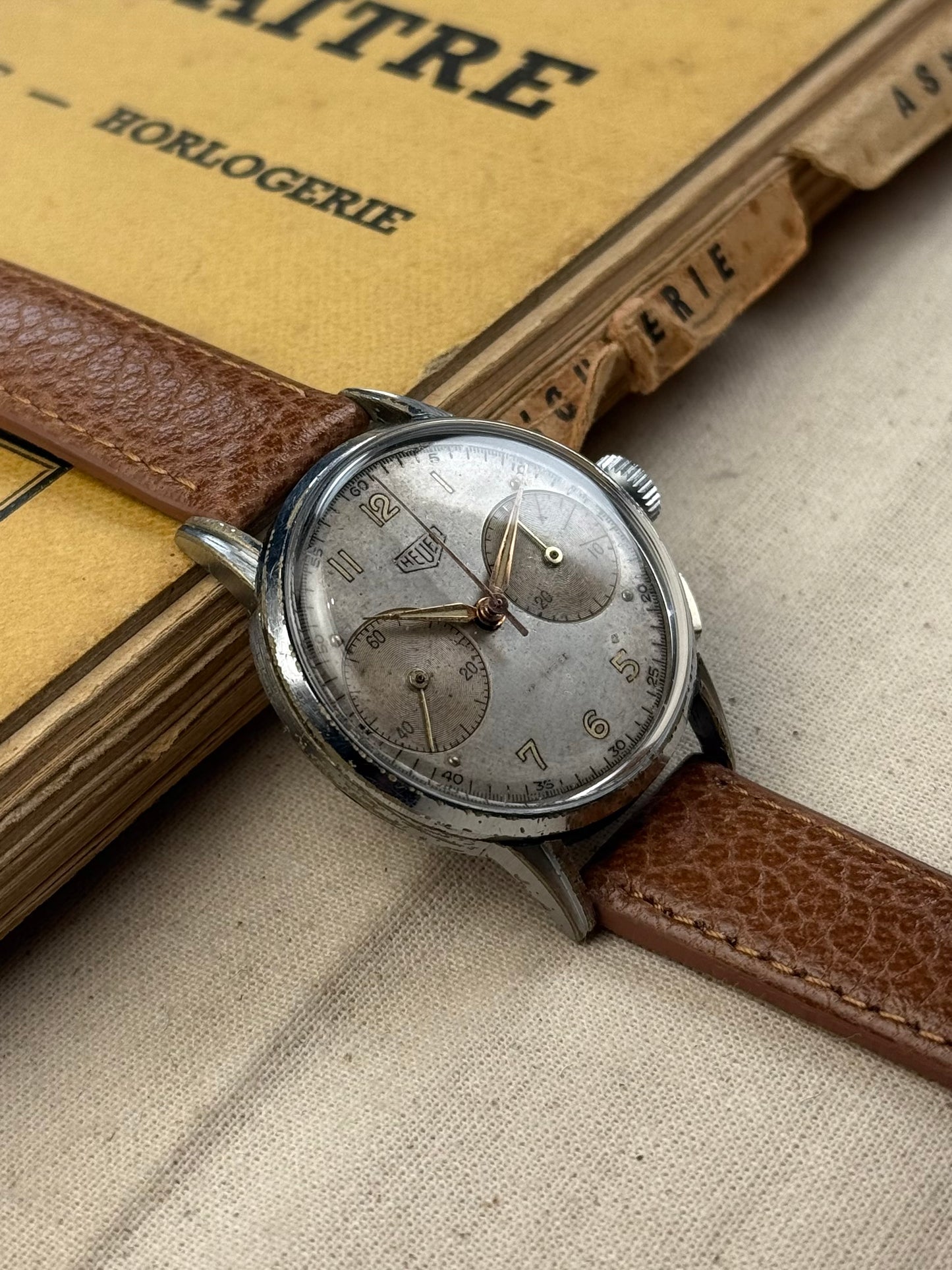 Heuer « Big Eyes » Pré Carrera Valjoux 23