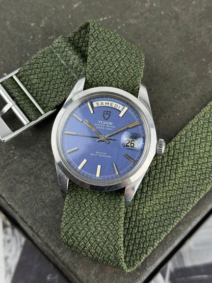 Tudor Date-Day 7017/0 1969 Cadran Bleu