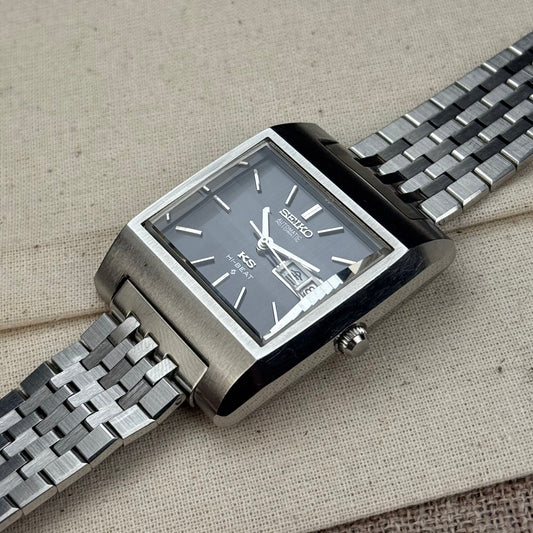 Seiko King Seiko 5626 5020 Hi Beat TV Black Dial