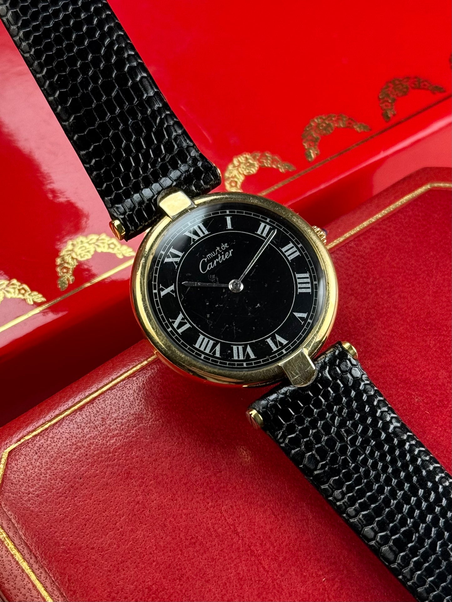 Cartier Must Vendome Black dial