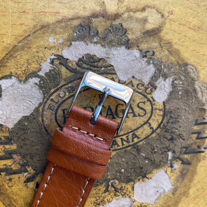 Bracelet Montre Cuir Sellier