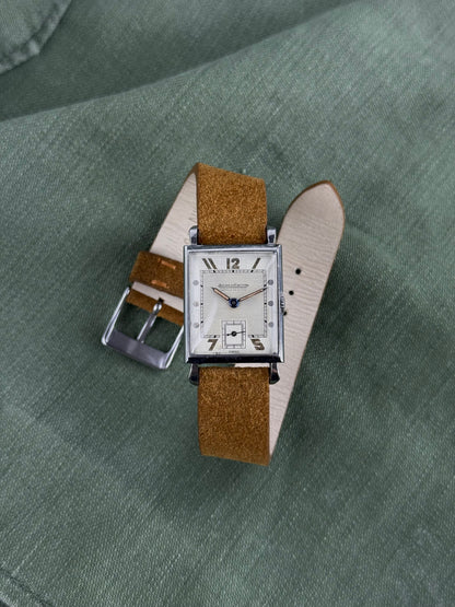 1940s Jaeger LeCoultre art deco Uniplan Cal438