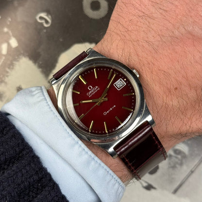Omega Geneve Burgundy Automatique Ref1660168