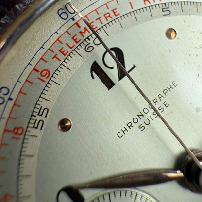 Chronographe Suisse Jumbo 18k Rose Gold