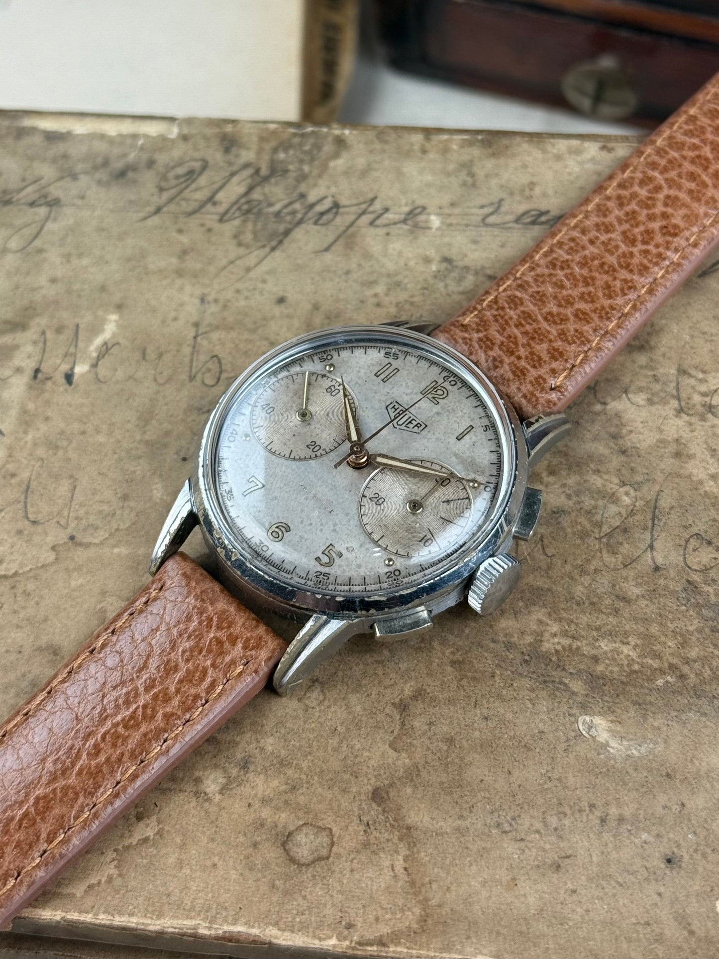 Heuer « Big Eyes » Pré Carrera Valjoux 23