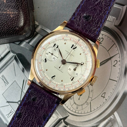 Chronographe Suisse Jumbo 18k Rose Gold