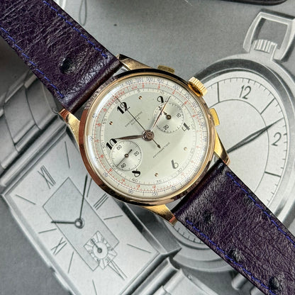 Chronographe Suisse Jumbo 18k Rose Gold