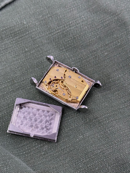 1940s Jaeger LeCoultre art deco Uniplan Cal438