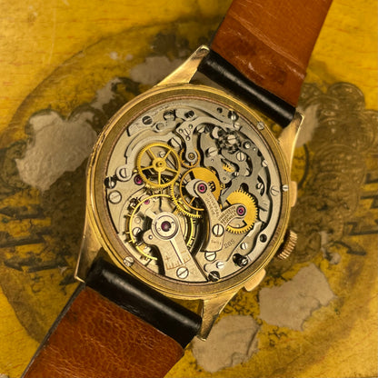 Universal Genève Compax Jumbo 18k