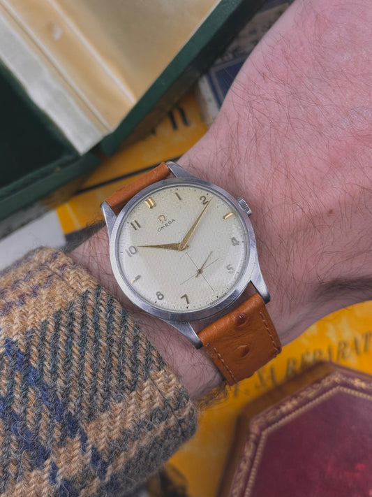 Omega 1950s Calatrava Honey Comb 38mm calibre 265 Ref2609