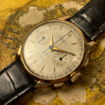 Universal Genève Compax Jumbo 18k