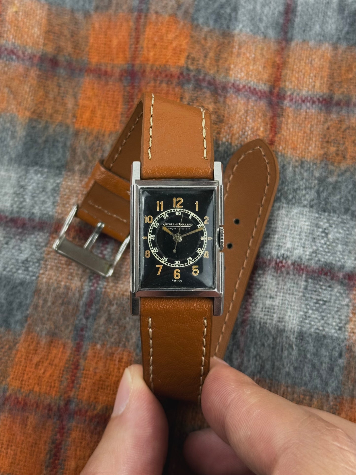 1937s Jaeger LeCoultre Uniplan Étrier