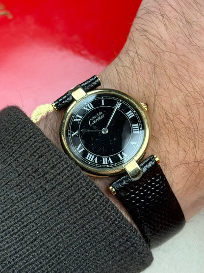 Cartier Must Vendome Black dial