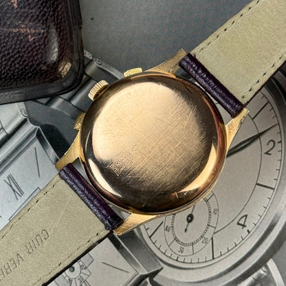 Chronographe Suisse Jumbo 18k Rose Gold