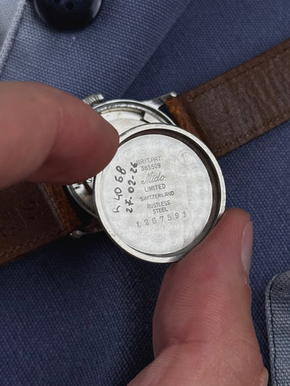 1940s Hermès Multifort par Mido