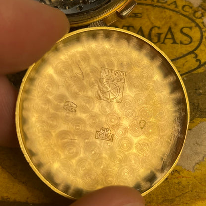 Universal Genève Compax Jumbo 18k