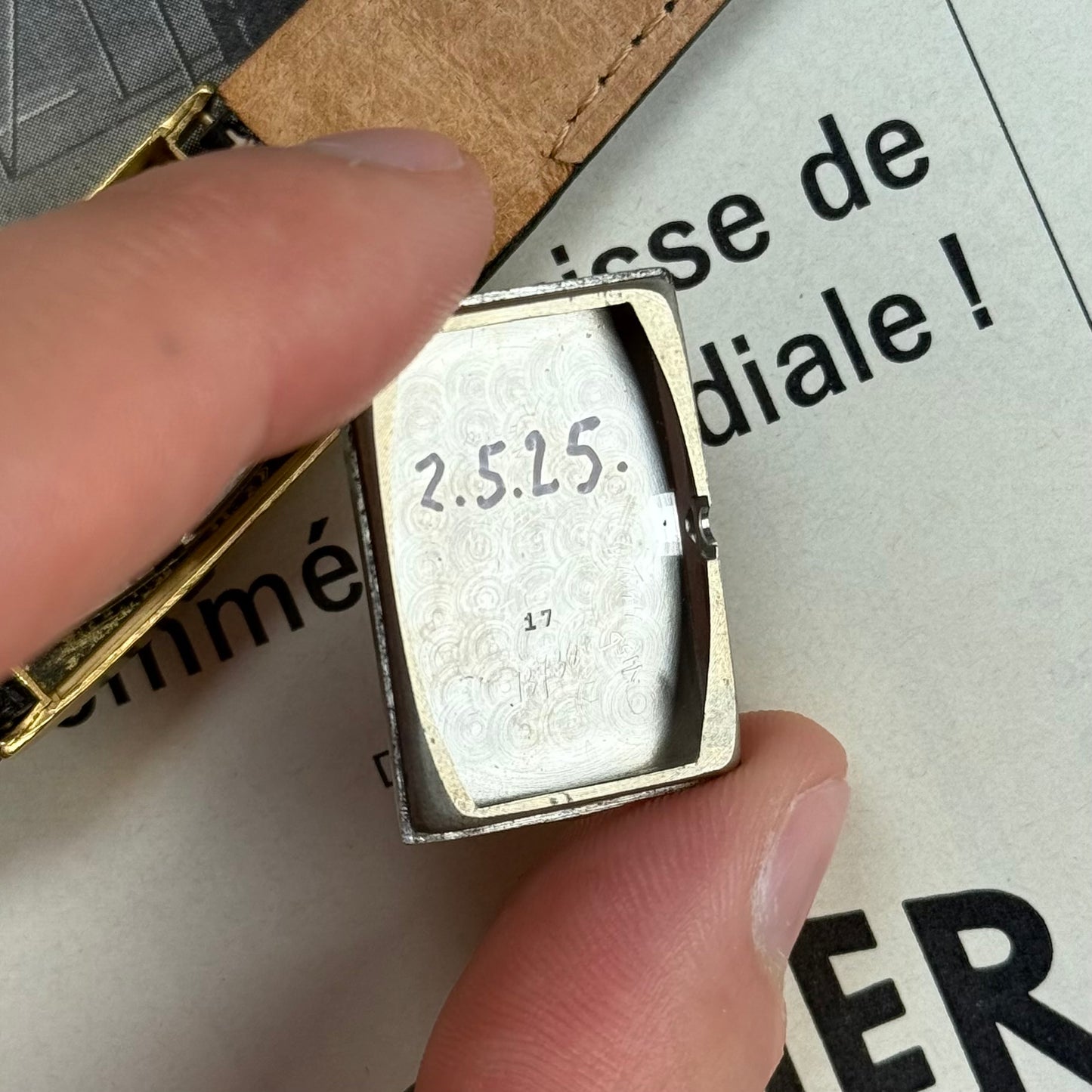 Roamer Art Deco Gilt Dial