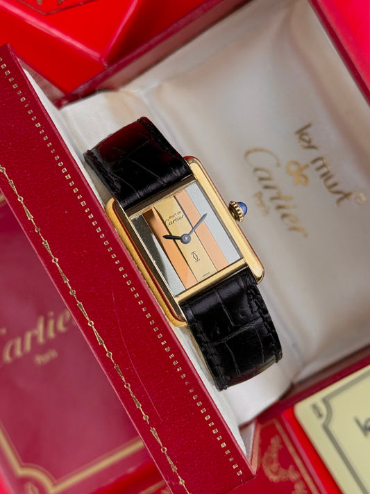 Cartier Tank Must Trinity