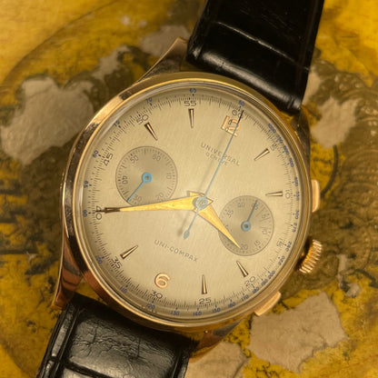 Universal Genève Compax Jumbo 18k