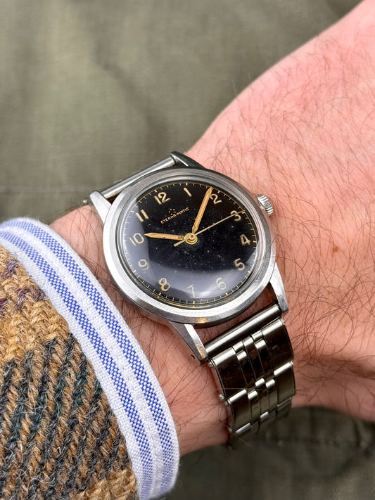 Eterna Matic Gilt Dial Cal 1249T