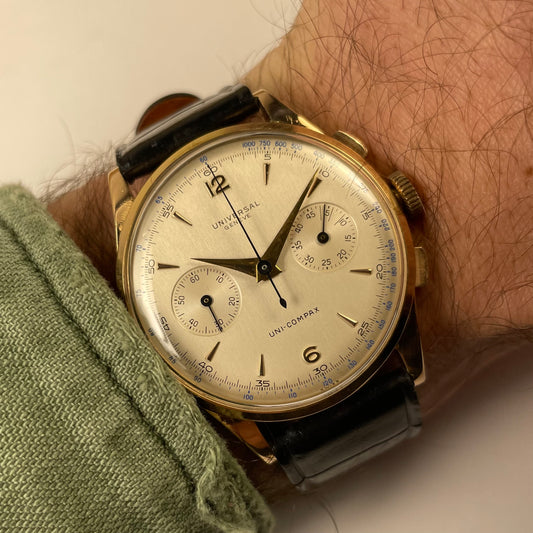 Universal Genève Compax Jumbo 18k