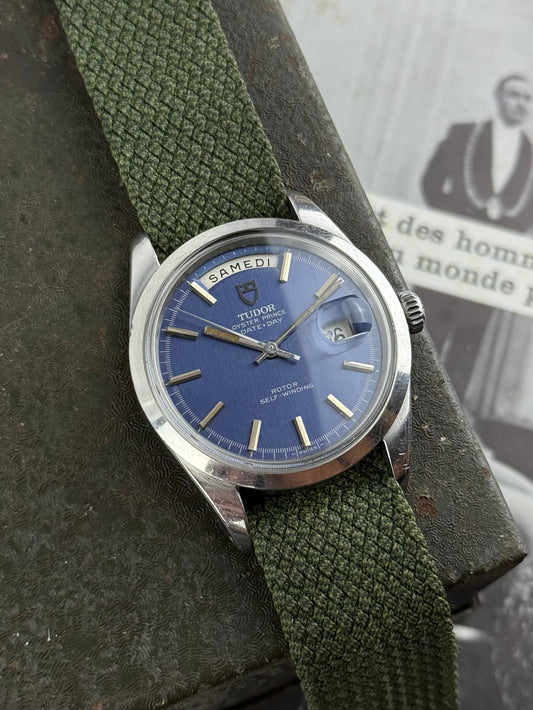 Tudor Date-Day 7017/0 1969 Cadran Bleu