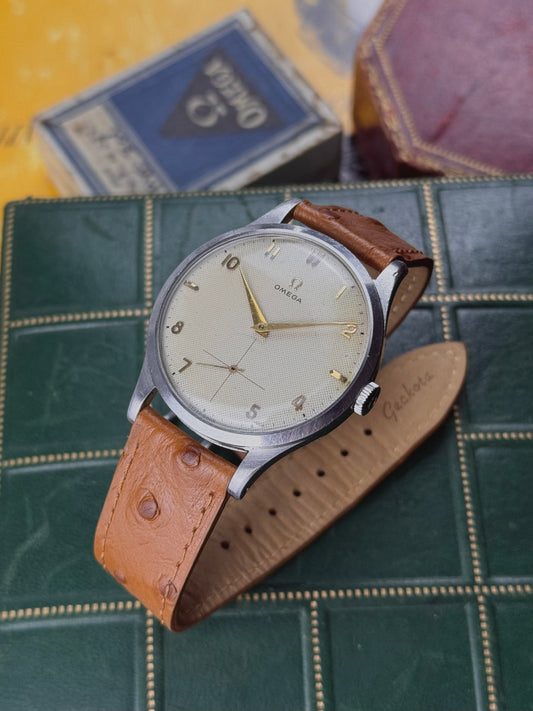 Omega 1950s Calatrava Honey Comb 38mm calibre 265 Ref2609